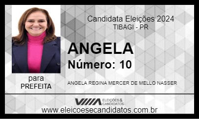 Candidato ANGELA 2024 - TIBAGI - Eleições