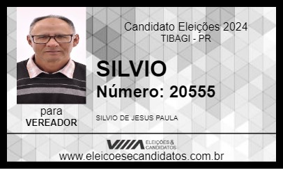 Candidato SILVIO 2024 - TIBAGI - Eleições