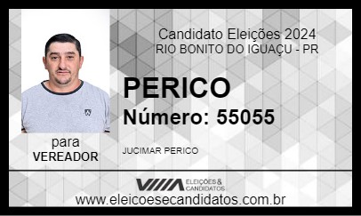 Candidato PERICO 2024 - RIO BONITO DO IGUAÇU - Eleições