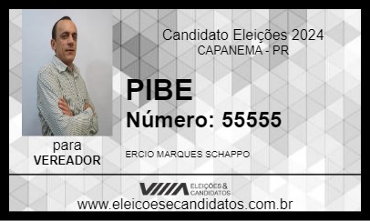 Candidato PIBE 2024 - CAPANEMA - Eleições