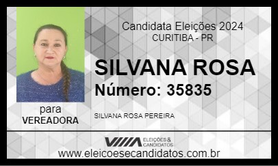 Candidato SILVANA ROSA 2024 - CURITIBA - Eleições