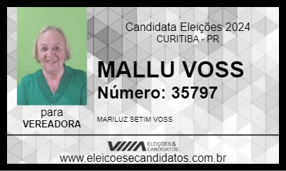 Candidato MALLU VOSS 2024 - CURITIBA - Eleições