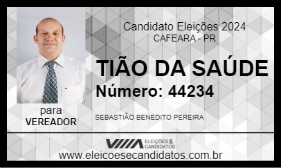 Candidato TIÃO DA SAÚDE 2024 - CAFEARA - Eleições