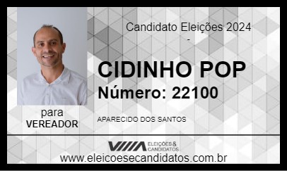 Candidato CIDINHO POP 2024 - QUERÊNCIA DO NORTE - Eleições