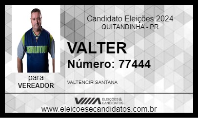 Candidato VALTER 2024 - QUITANDINHA - Eleições