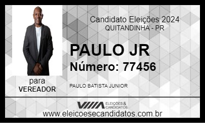 Candidato PAULO JR 2024 - QUITANDINHA - Eleições