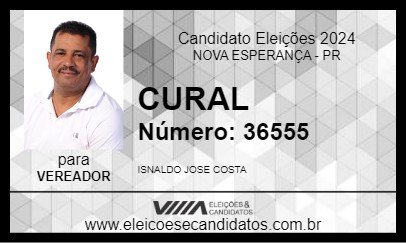 Candidato CURAL 2024 - NOVA ESPERANÇA - Eleições