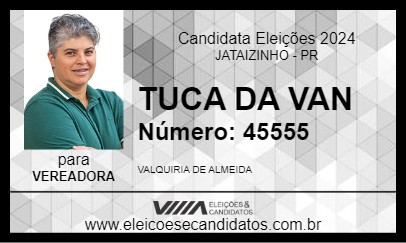 Candidato TUCA DA VAN 2024 - JATAIZINHO - Eleições