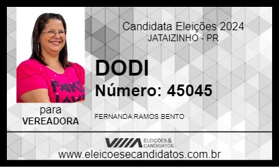 Candidato DODI 2024 - JATAIZINHO - Eleições