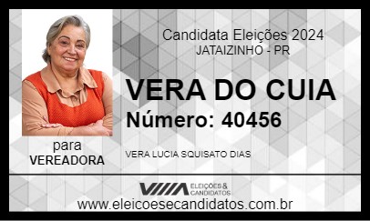 Candidato VERA DO CUIA 2024 - JATAIZINHO - Eleições