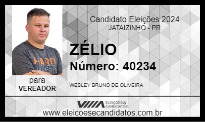 Candidato ZÉLIO 2024 - JATAIZINHO - Eleições