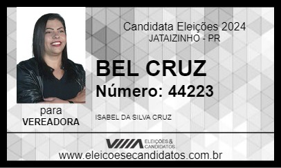 Candidato BEL CRUZ 2024 - JATAIZINHO - Eleições