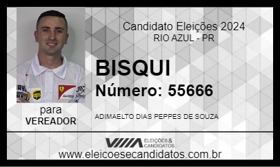 Candidato BISQUI 2024 - RIO AZUL - Eleições