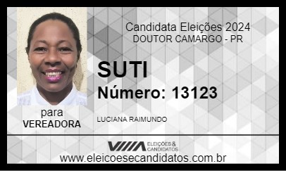 Candidato SUTI 2024 - DOUTOR CAMARGO - Eleições