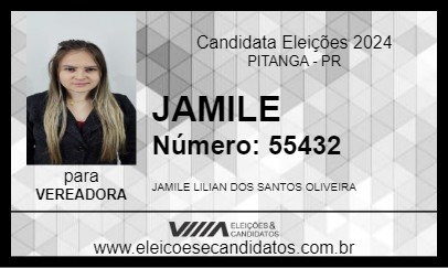 Candidato JAMILE  2024 - PITANGA - Eleições