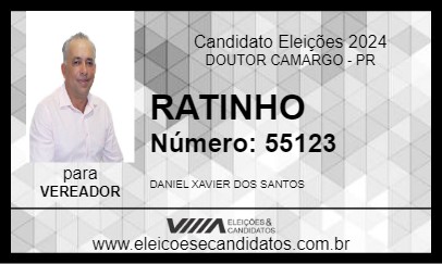 Candidato RATINHO 2024 - DOUTOR CAMARGO - Eleições