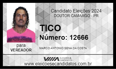 Candidato TICO 2024 - DOUTOR CAMARGO - Eleições