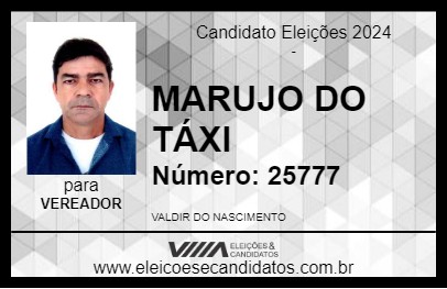 Candidato MARUJO DO TÁXI 2024 - PARANAGUÁ - Eleições