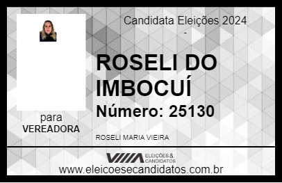 Candidato ROSELI DO IMBOCUÍ 2024 - PARANAGUÁ - Eleições