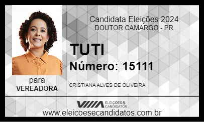 Candidato TUTI 2024 - DOUTOR CAMARGO - Eleições