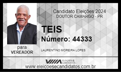 Candidato TEIS 2024 - DOUTOR CAMARGO - Eleições