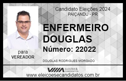 Candidato ENFERMEIRO DOUGLAS 2024 - PAIÇANDU - Eleições