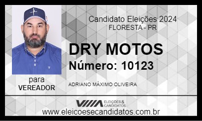 Candidato DRY MOTOS 2024 - FLORESTA - Eleições