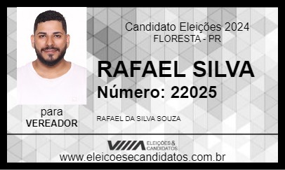 Candidato RAFAEL SILVA 2024 - FLORESTA - Eleições