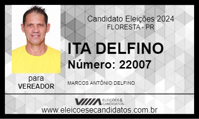 Candidato ITA DELFINO 2024 - FLORESTA - Eleições