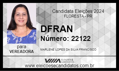 Candidato DFRAN 2024 - FLORESTA - Eleições