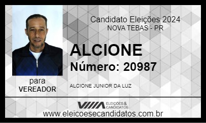 Candidato ALCIONE 2024 - NOVA TEBAS - Eleições