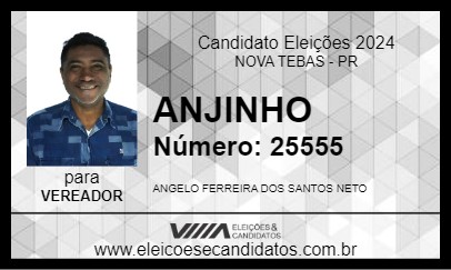 Candidato ANJINHO 2024 - NOVA TEBAS - Eleições