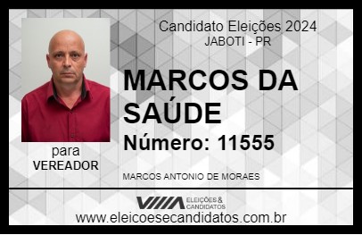 Candidato MARCOS DA SAÚDE 2024 - JABOTI - Eleições