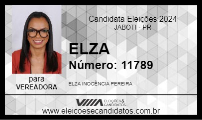 Candidato ELZA 2024 - JABOTI - Eleições