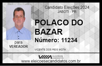 Candidato POLACO DO BAZAR 2024 - JABOTI - Eleições