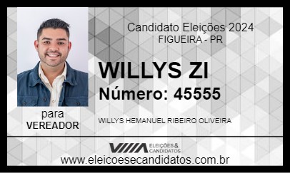 Candidato WILLYS ZI 2024 - FIGUEIRA - Eleições