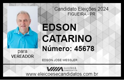 Candidato EDSON CATARINO 2024 - FIGUEIRA - Eleições