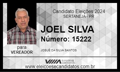 Candidato JOEL SILVA 2024 - SERTANEJA - Eleições