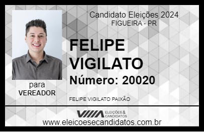 Candidato FELIPE VIGILATO 2024 - FIGUEIRA - Eleições