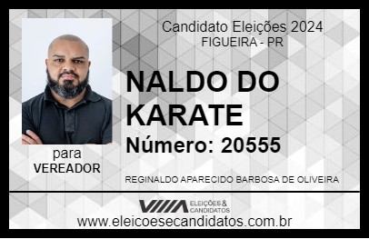 Candidato NALDO DO KARATE 2024 - FIGUEIRA - Eleições