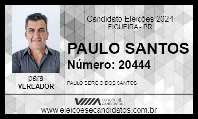 Candidato PAULO SANTOS 2024 - FIGUEIRA - Eleições