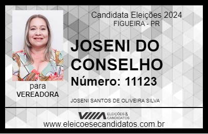 Candidato JOSENI 2024 - FIGUEIRA - Eleições