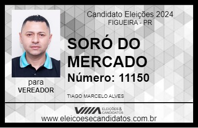 Candidato SORÓ DO MERCADO 2024 - FIGUEIRA - Eleições