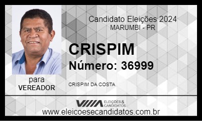 Candidato CRISPIM 2024 - MARUMBI - Eleições