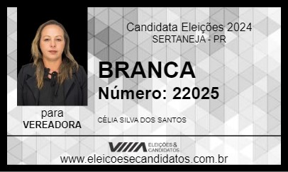 Candidato BRANCA 2024 - SERTANEJA - Eleições