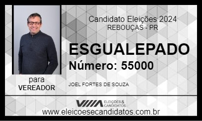 Candidato ESGUALEPADO 2024 - REBOUÇAS - Eleições