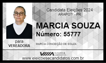 Candidato MARCIA SOUZA 2024 - ARAPOTI - Eleições