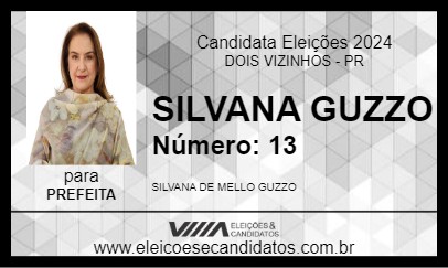 Candidato SILVANA GUZZO 2024 - DOIS VIZINHOS - Eleições