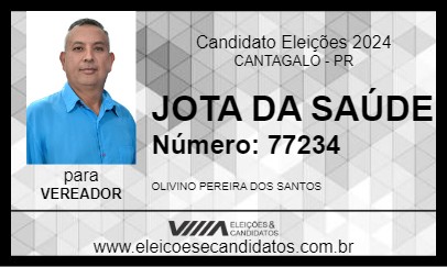 Candidato JOTA DA SAÚDE 2024 - CANTAGALO - Eleições