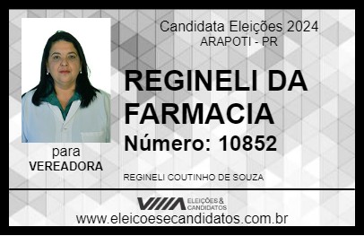 Candidato REGINELI 2024 - ARAPOTI - Eleições